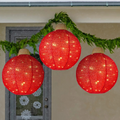 Esfera Enfeites de Natal para áreas externas e internas - 180 luzes LED - 8 funções de iluminação