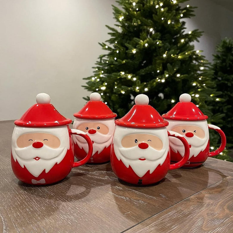 Caneca Noel com Tampa e Colher